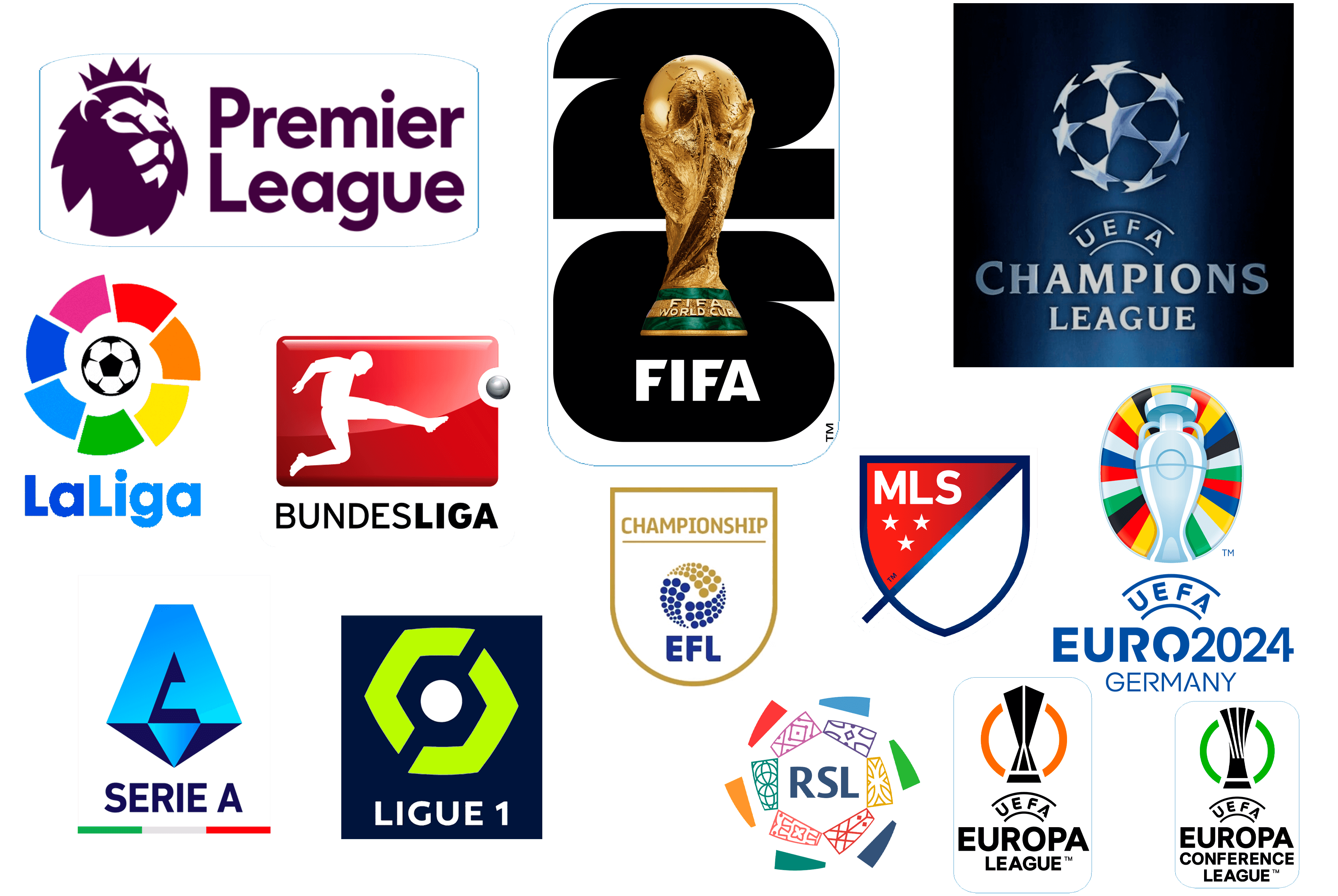 ALL top leagues ALL events